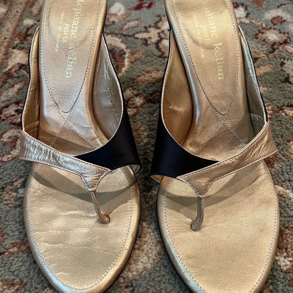 Stephane Kelian Gold/Black Shoes